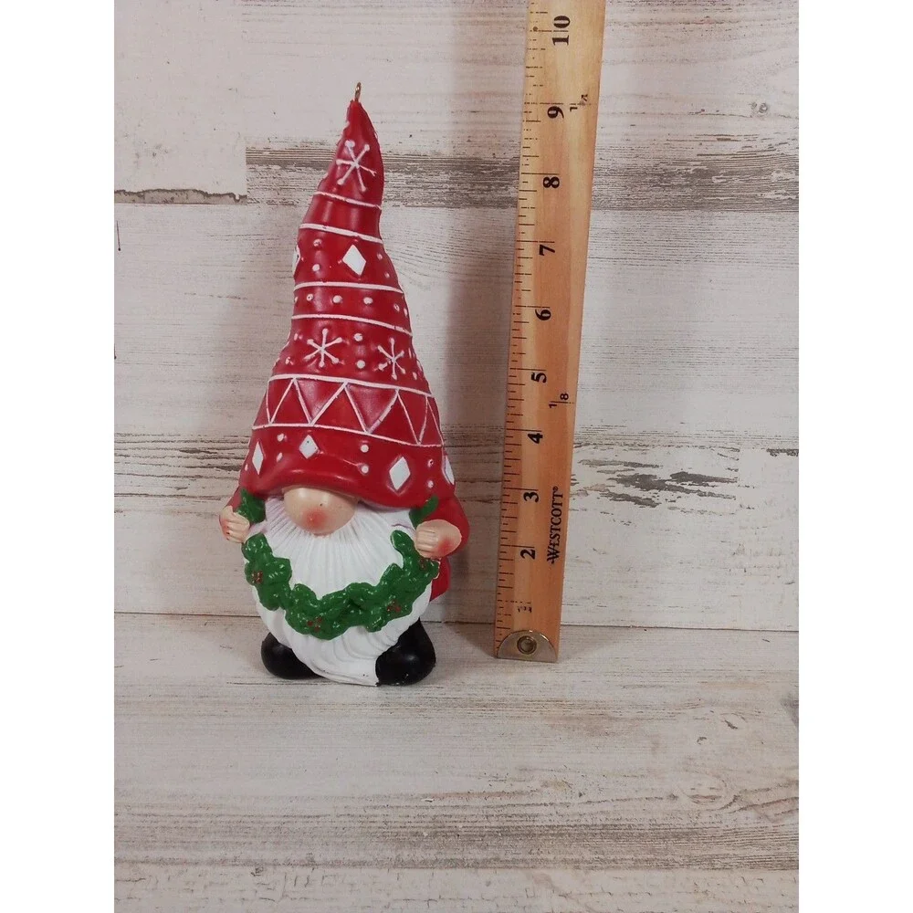 Christmas Small Plastic Gnome Decor For Inside Or Outside Or Large Ornament